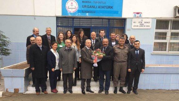 Kaymakamımız Urganlı Atatürk İlköğretim Kurumlarında İstiklal Marşı Törenine Katıldı.