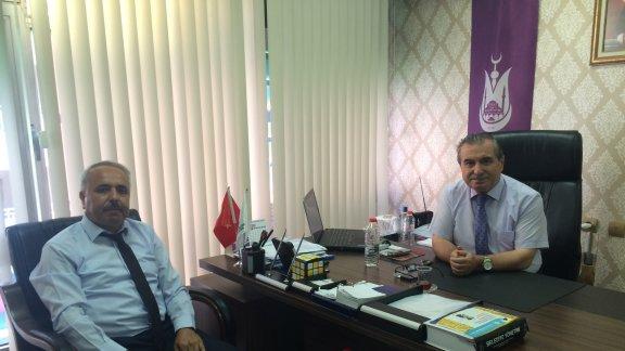 İlçe Milli Eğitim Müdürümüz Mehmet ÖLMEZ Şehzadeler Belediye Başkan Yardımcısı İsmail ÖNAL´ı ziyaret etti