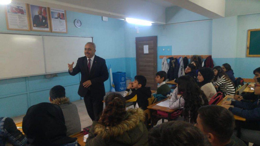 İlçe Milli Eğitim Müdürümüz Mehmet ÖLMEZ´in Okul Ziyaretleri
