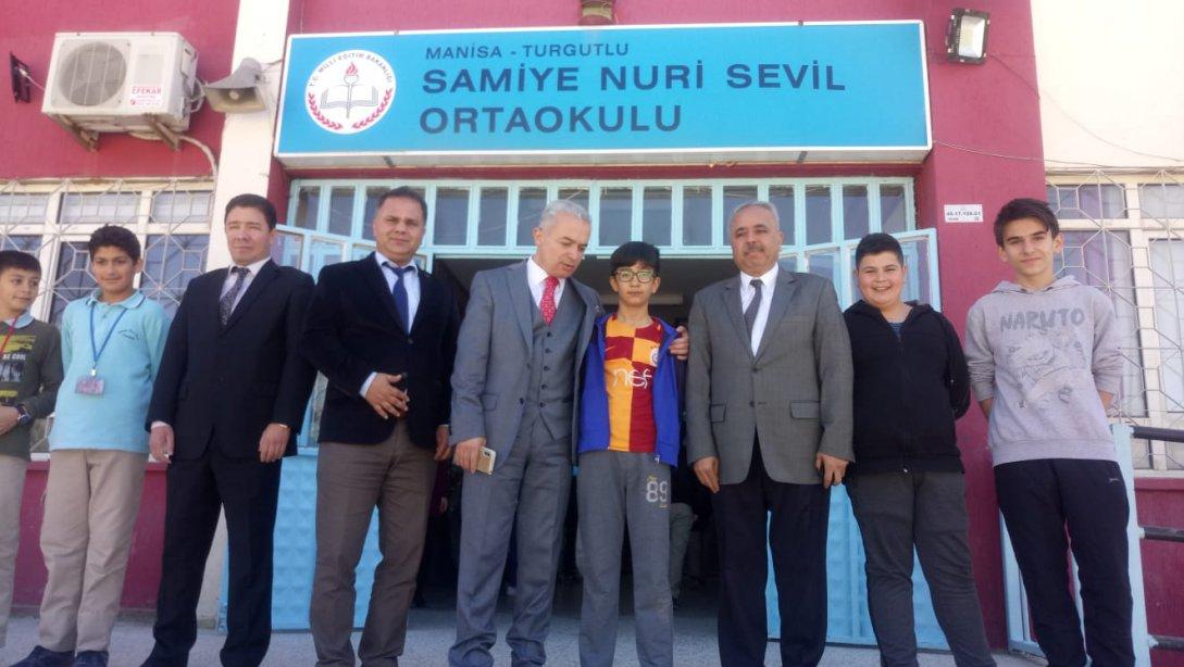 Sayın Kaymakamımız Uğur TURAN ve İlçe Milli Eğitim Müdürümüz Mehmet ÖLMEZ´in okul ziyaretleri