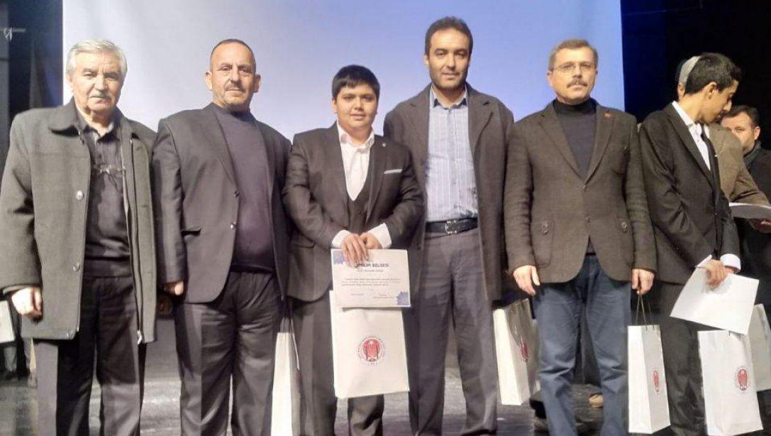 Turgutlu Anadolu İmam Hatip Lisesi Fen ve Sosyal Bilimler Proje Okulu 3 kategoride il birincisi oldu