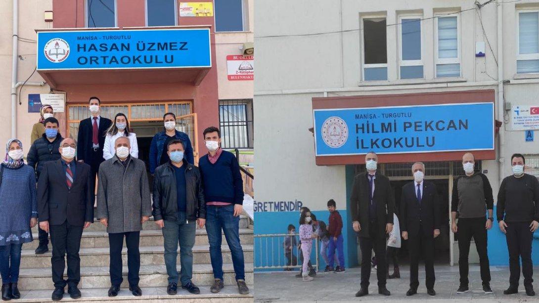 İlçe Milli Eğitim Müdürümüz Mehmet ÖLMEZ'in okul ziyaretleri