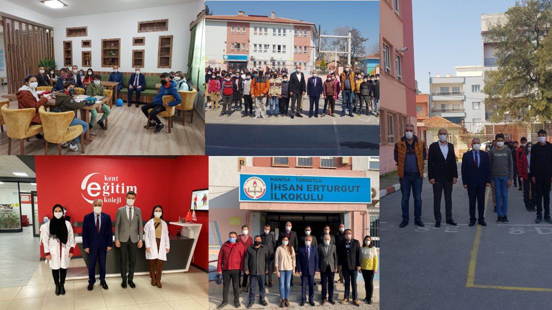 İlçe Milli Eğitim Müdürümüz Mehmet ÖLMEZ'in okul ziyaretleri